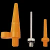 Adapterkit for floorpump 3 pcs, pumpeadaptere - Sykkelpumpe - Adapterkit for floorpump 3 pcs, pumpeadaptere