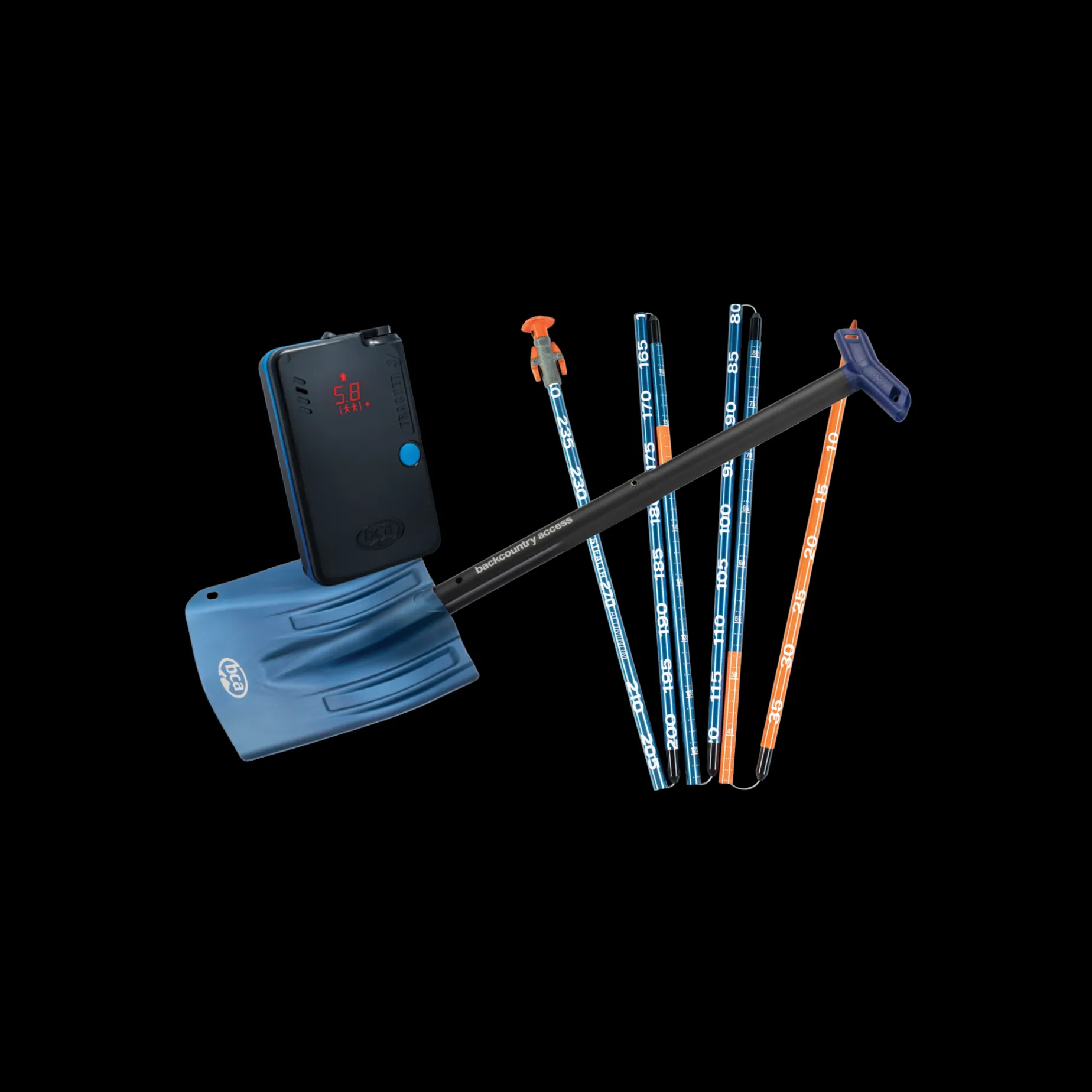 Avalanche Rescue Package TS 24/25, komplett skredpakke - Skredsøker, Søkestang & Spade - Avalanche Rescue Package TS 24/25, komplett skredpakke