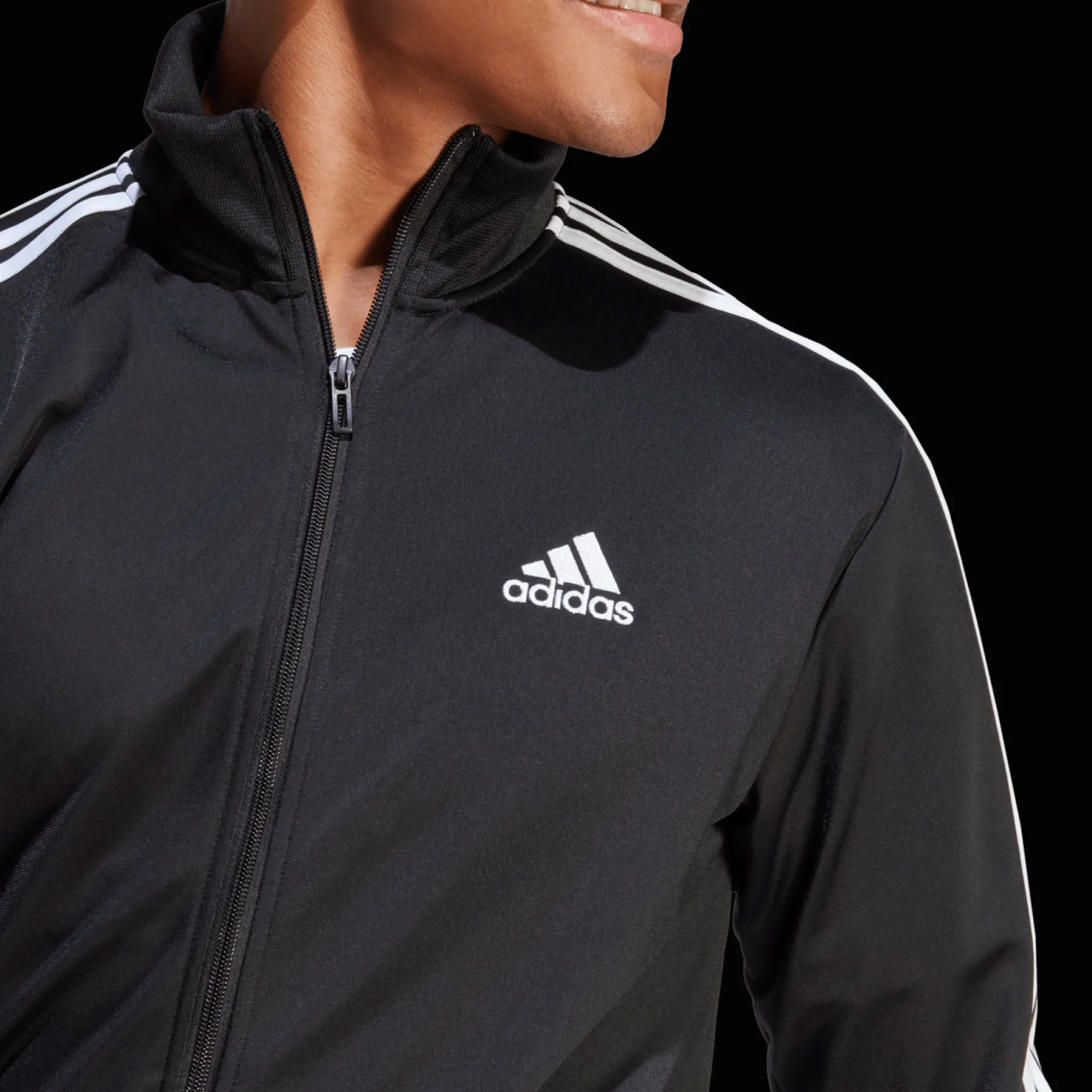 Basic 3-Stripes Tricot Tracksuit, herre - Fritid- & Joggebukser - Basic 3-Stripes Tricot Tracksuit, herre