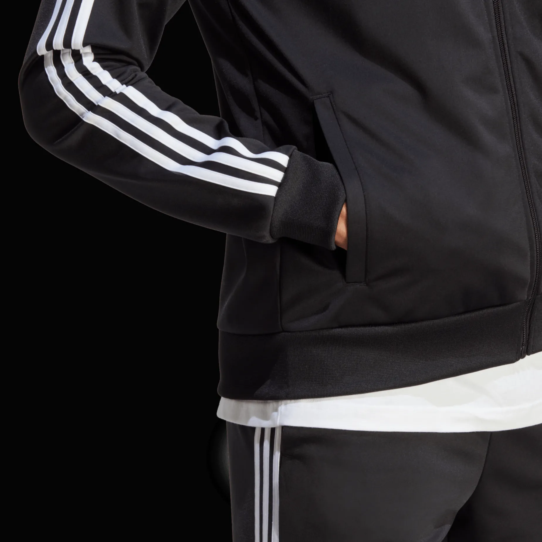 Basic 3-Stripes Tricot Tracksuit, herre - Fritid- & Joggebukser - Basic 3-Stripes Tricot Tracksuit, herre
