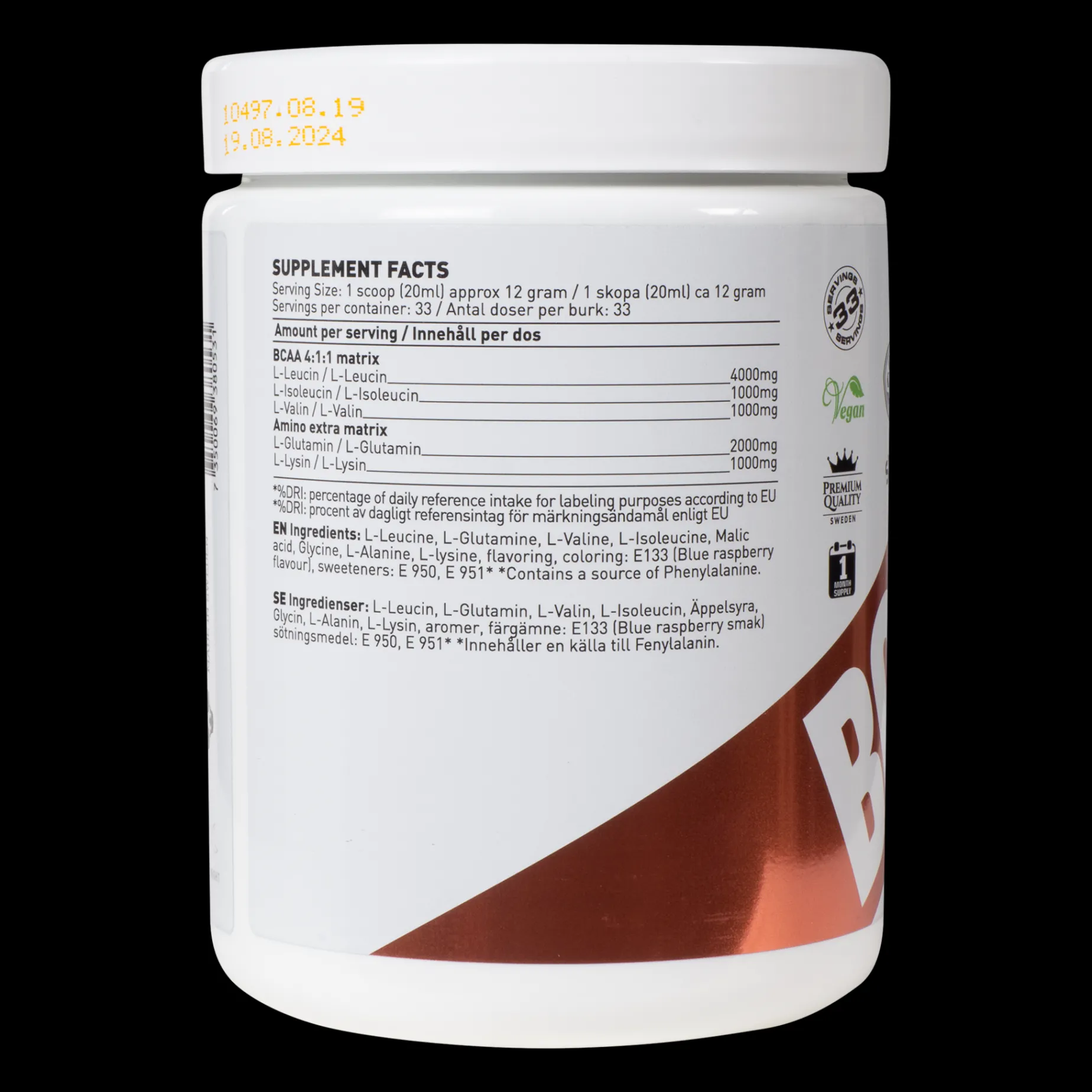 BCAA Engine 4:1:1 400g - Blue Raspberry , sportsdrikk - Aminosyrer - BCAA Engine 4:1:1 400g - Blue Raspberry , sportsdrikk