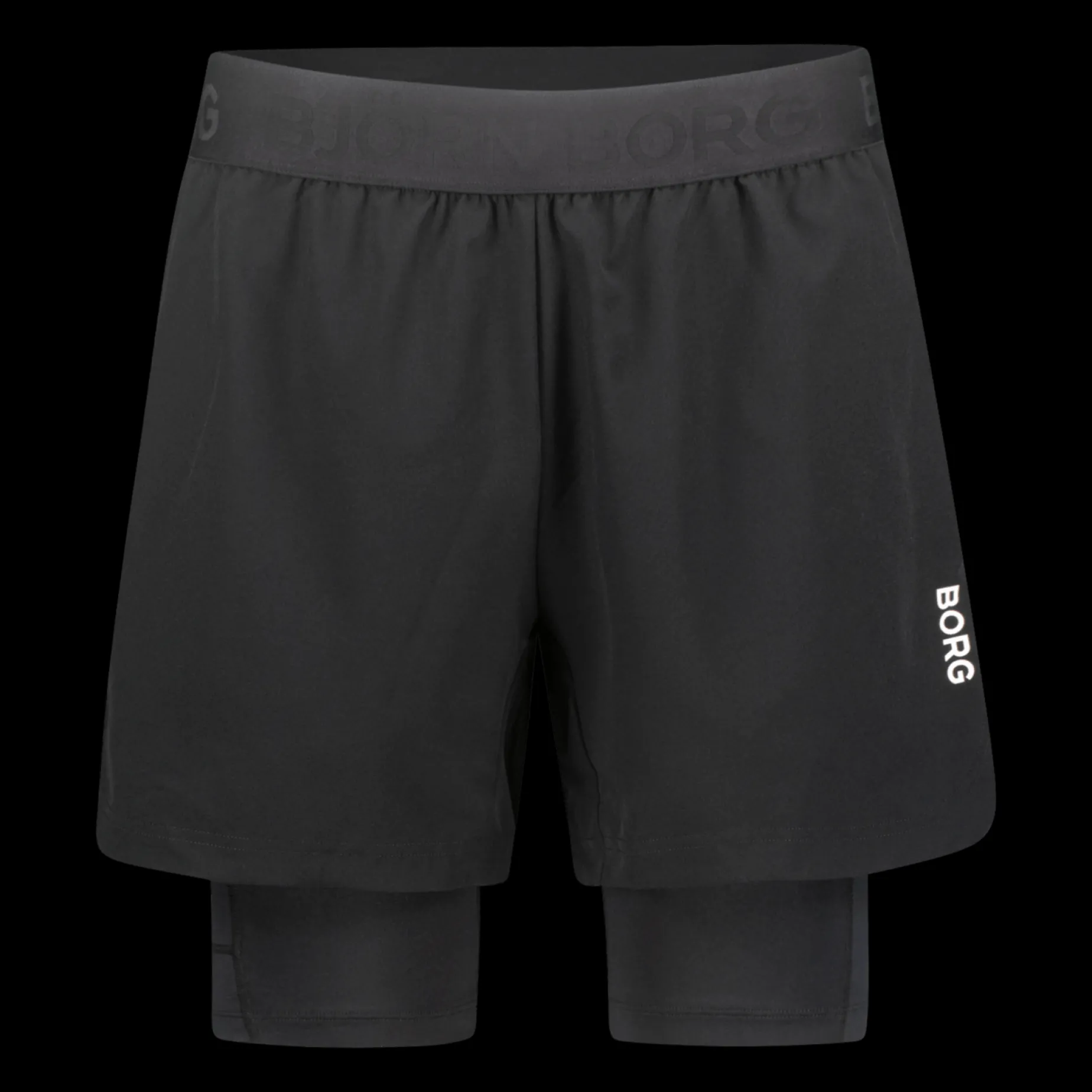 Borg 2 In 1 Shorts, treningsshorts, herre - Treningsshorts - Borg 2 In 1 Shorts, treningsshorts, herre