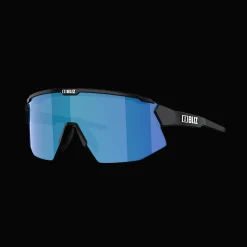 Breeze Matt Black/Reflective Blue, sportsbriller, unisex - Sportsbriller - Breeze Matt Black/Reflective Blue, sportsbriller, unisex