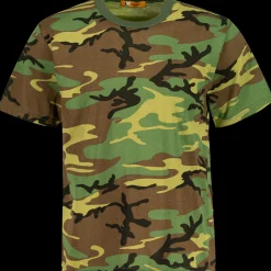 Camo T-shirt, t-skjorte, kamuflasjemønster - Skjorte - Camo T-shirt, t-skjorte, kamuflasjemønster