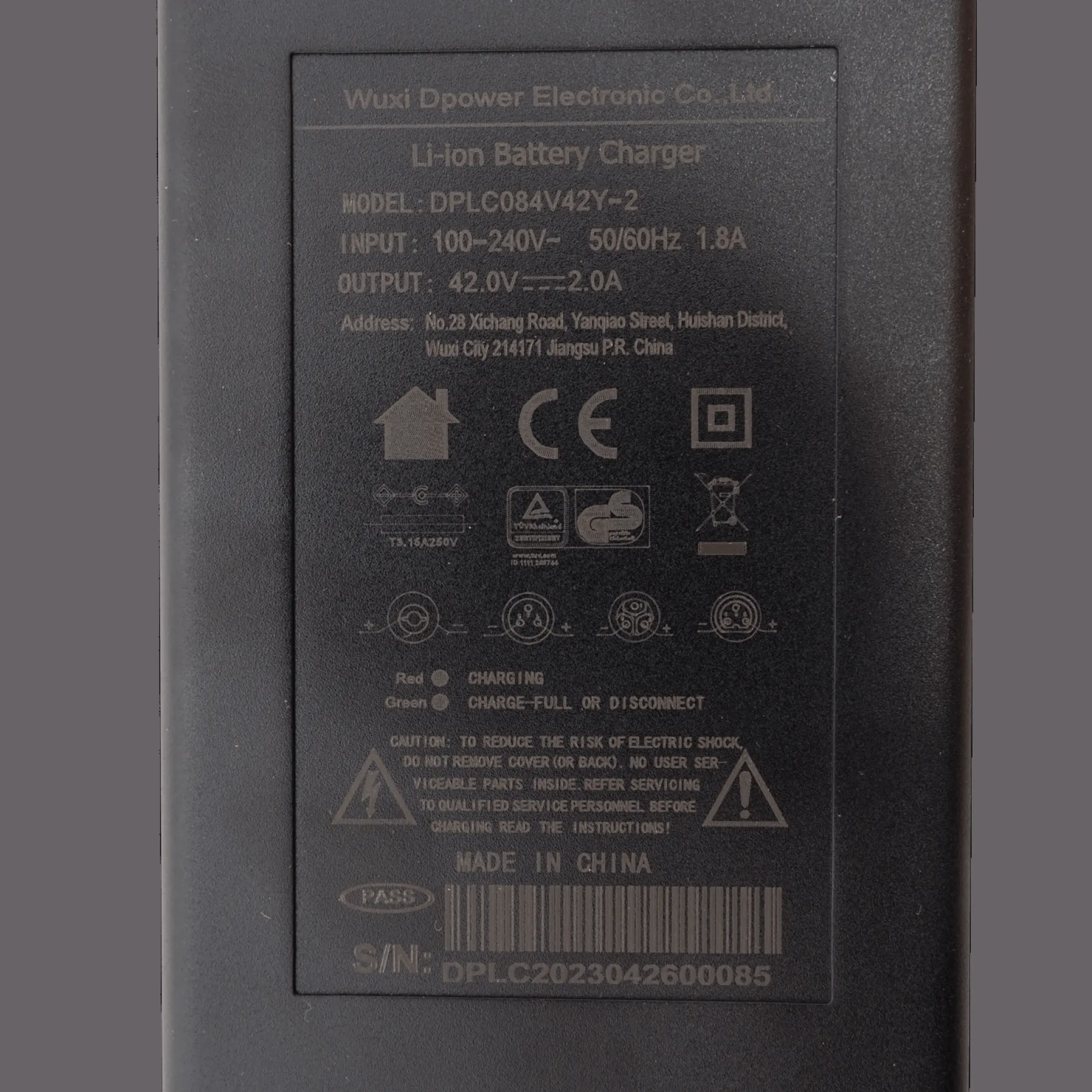 Charger E-Trekking 1.0 21 (2A) - Resevedeler Elsykkel - Charger E-Trekking 1.0 21 (2A)