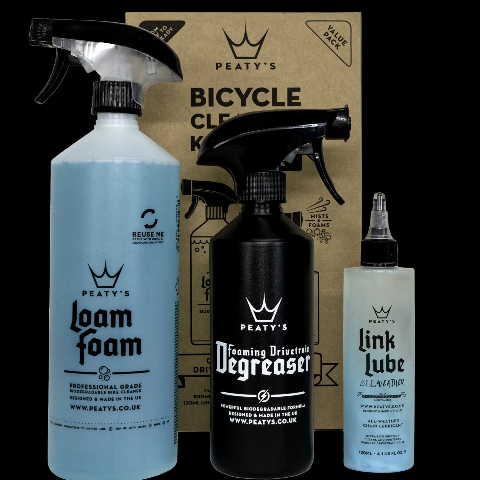 Clean Degrease Lube Gift Pack, rengjøringspakke - Smøring - Clean Degrease Lube Gift Pack, rengjøringspakke