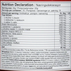 Core Intensity, pre-workoutdrikk - Pre-Workout - Core Intensity, pre-workoutdrikk