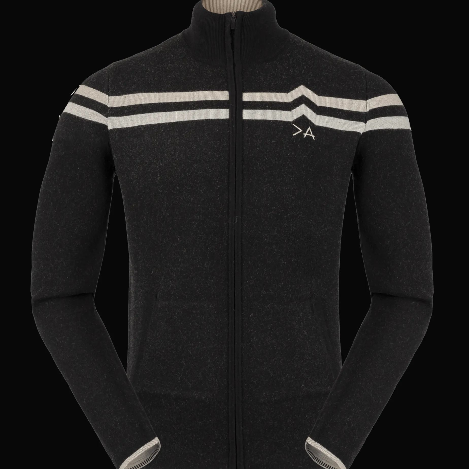 Curve Knit, ullstrikket jakke, herre - Mellomlagsjakke - Curve Knit, ullstrikket jakke, herre