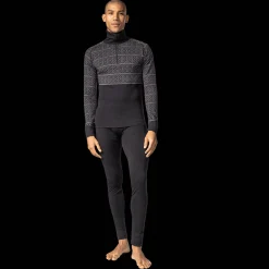 Dalen 2-layer Wool Polo Zip, ulltrøye, herre - Ullundertøy overdel herre - Dalen 2-layer Wool Polo Zip, ulltrøye, herre