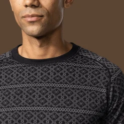 Dalen 2-layer Wool Roundneck, ulltrøye, herre - Ullundertøy overdel herre - Dalen 2-layer Wool Roundneck, ulltrøye, herre