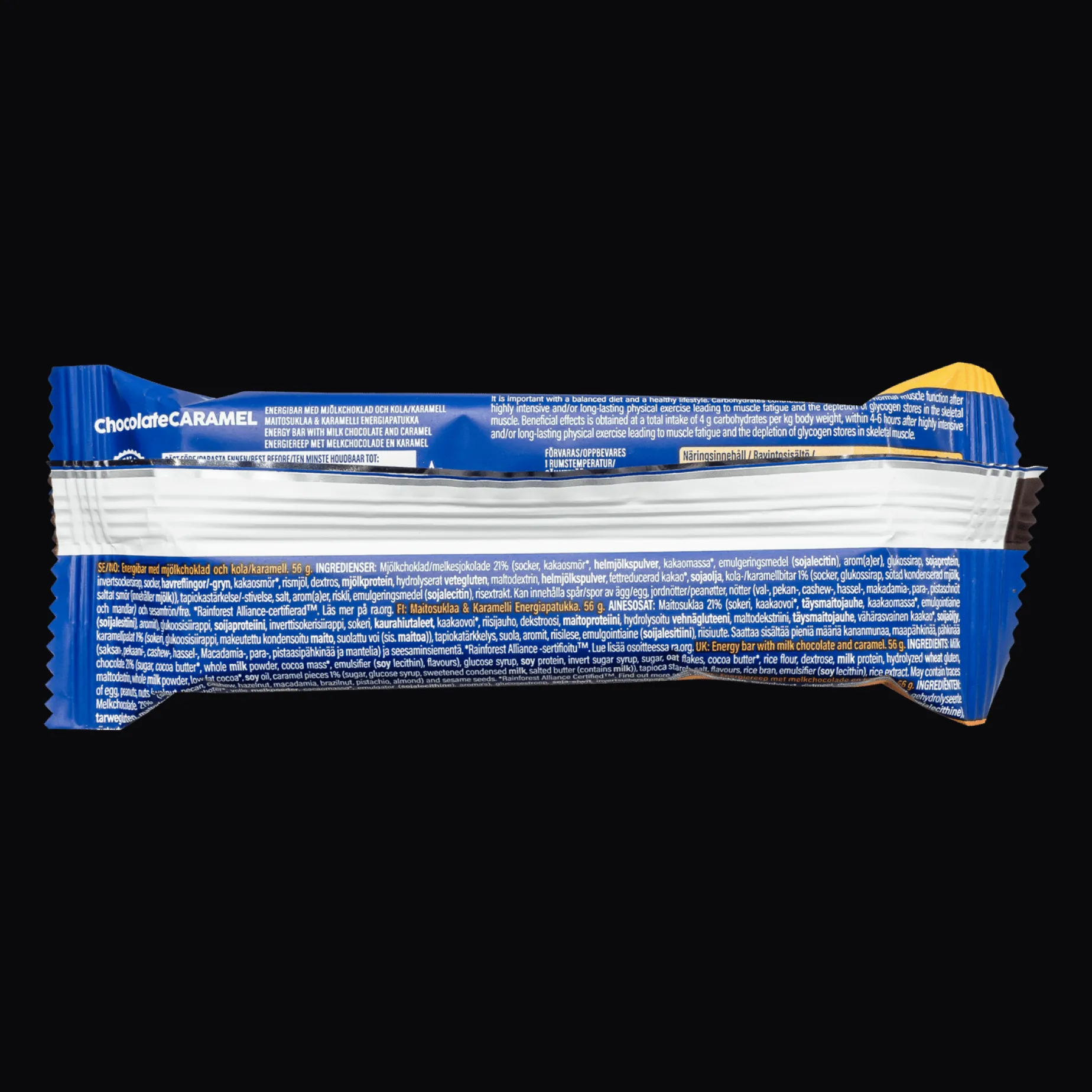 Energy Bar Chocolate Caramel 56g, energibar - Energibar - Energy Bar Chocolate Caramel 56g, energibar