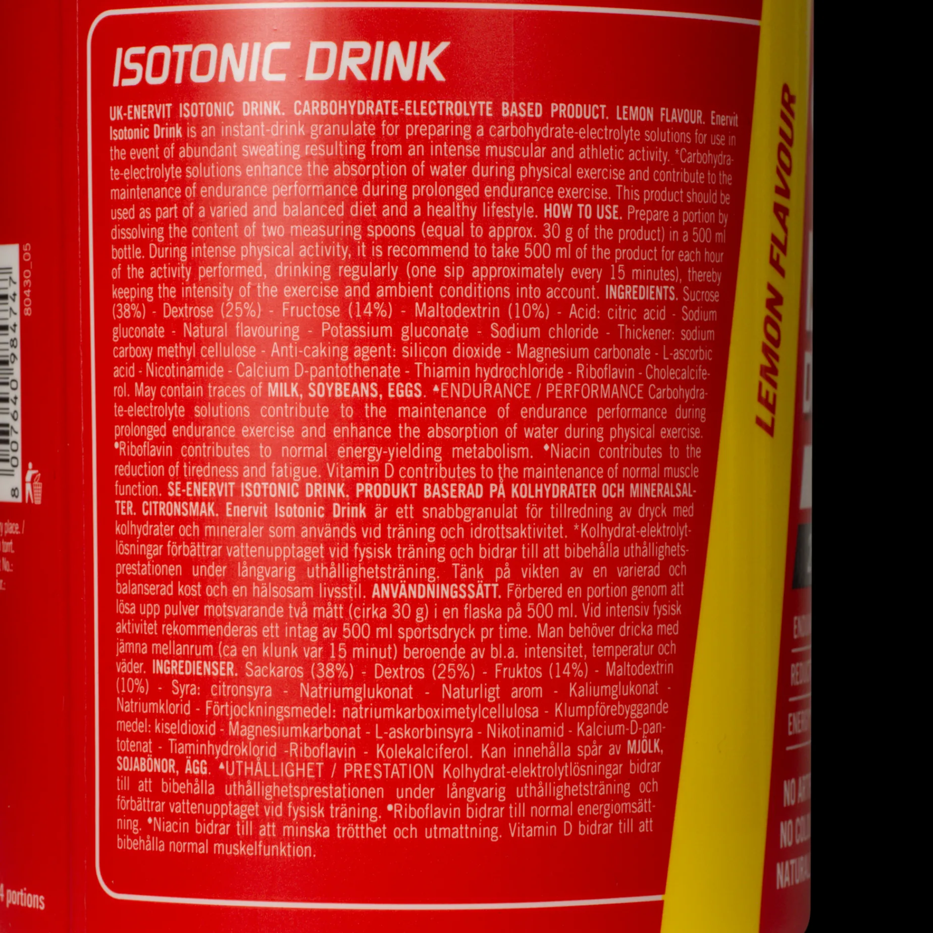 E.sport Isotonic Drink, granulat - Sportsdrikk - E.sport Isotonic Drink, granulat
