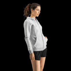 ESS Small Logo Full-Zip Hoodie FL, hettegenser dame - Collegegenser - ESS Small Logo Full-Zip Hoodie FL, hettegenser dame