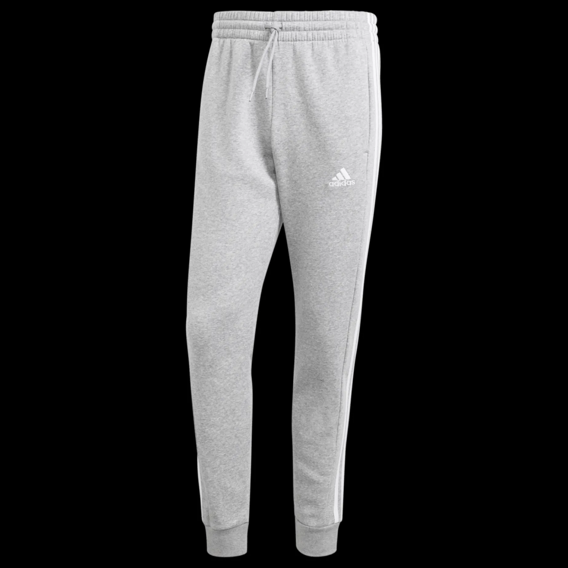Essentials Fleece 3-Stripes Tapered Cuff Joggers, joggebukse, herre - Fritid- & Joggebukser - Essentials Fleece 3-Stripes Tapered Cuff Joggers, joggebukse, herre