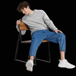 Essentials Fleece 3-Stripes Sweatshirt, collegegenser, herre - Hettegenser - Essentials Fleece 3-Stripes Sweatshirt, collegegenser, herre