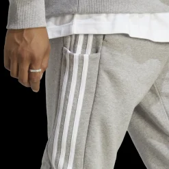 Essentials French Terry 3-Stripes Pant, joggebukse, herre - Fritid- & Joggebukser - Essentials French Terry 3-Stripes Pant, joggebukse, herre