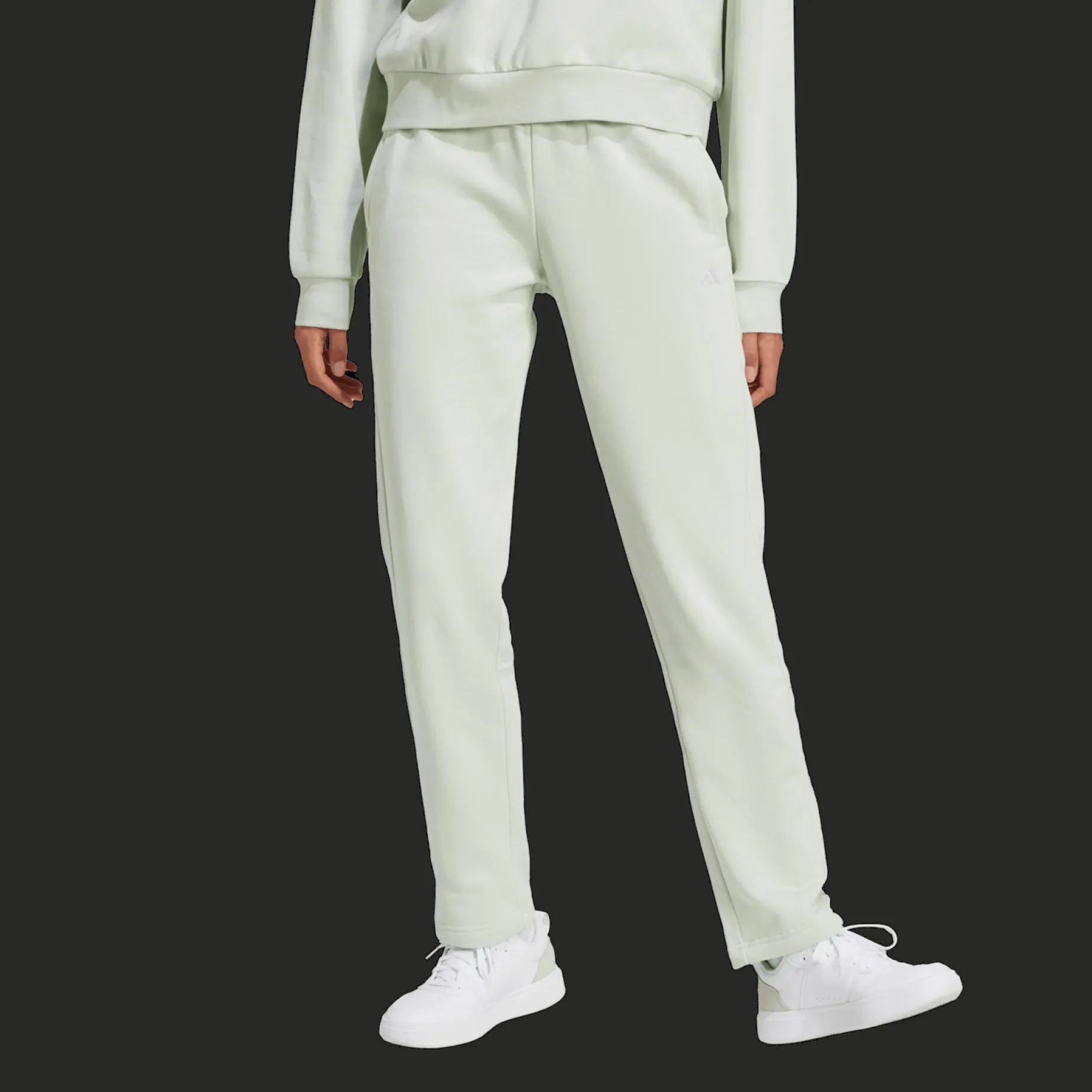 Essentials Small Logo Feel Cozy Open Hem Joggers, joggebukse, dame - Jogge-& Fritidsbukse - Essentials Small Logo Feel Cozy Open Hem Joggers, joggebukse, dame