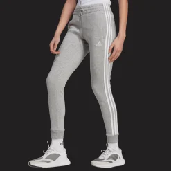 Essentials 3-Stripes Fleece Joggers, joggebukse, dame - Jogge-& Fritidsbukse - Essentials 3-Stripes Fleece Joggers, joggebukse, dame