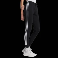 Essentials 3-Stripes Fleece Joggers, joggebukse, dame - Jogge-& Fritidsbukse - Essentials 3-Stripes Fleece Joggers, joggebukse, dame