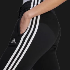 Essentials 3-Stripes Fleece Joggers, joggebukse, dame - Jogge-& Fritidsbukse - Essentials 3-Stripes Fleece Joggers, joggebukse, dame