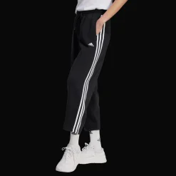 Essentials 3-Stripes Open Hem Fleece Joggers, joggebukse, dame - Jogge-& Fritidsbukse - Essentials 3-Stripes Open Hem Fleece Joggers, joggebukse, dame