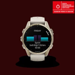 fenix 8 – 43 mm, AMOLED, Sapphire, smartklokke, unisex - Pulsklokke - fenix 8 – 43 mm, AMOLED, Sapphire, smartklokke, unisex