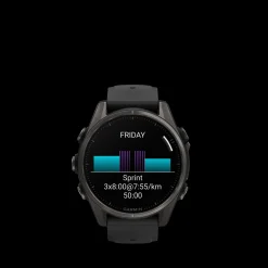 fenix 8 – 43 mm, AMOLED, Sapphire, smartklokke, unisex - Pulsklokke - fenix 8 – 43 mm, AMOLED, Sapphire, smartklokke, unisex