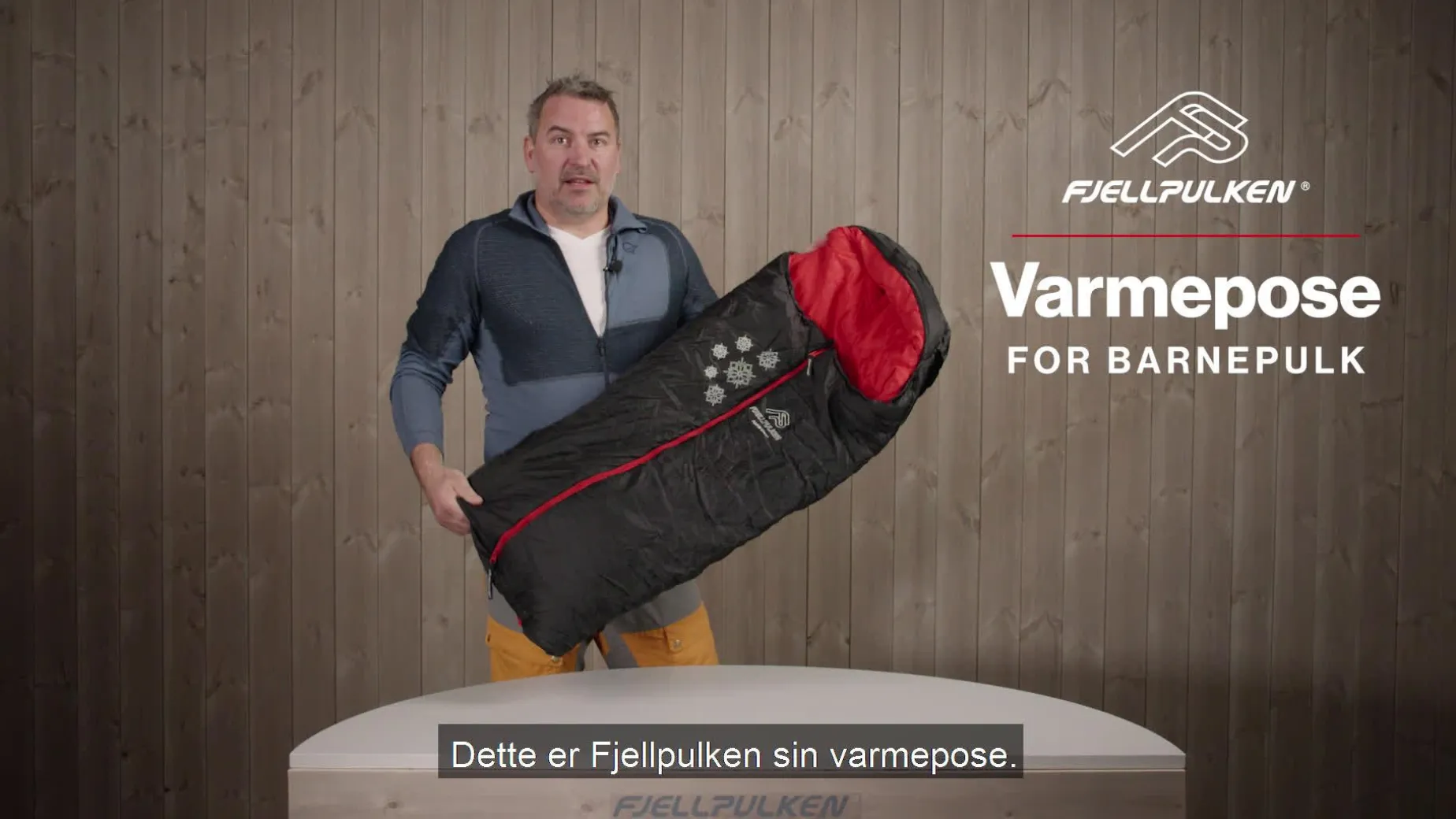 Fjellpulken Sleeping Bag 120cm 24/25, varmepose for barn - Pulk & Tilbehør - Fjellpulken Sleeping Bag 120cm 24/25, varmepose for barn
