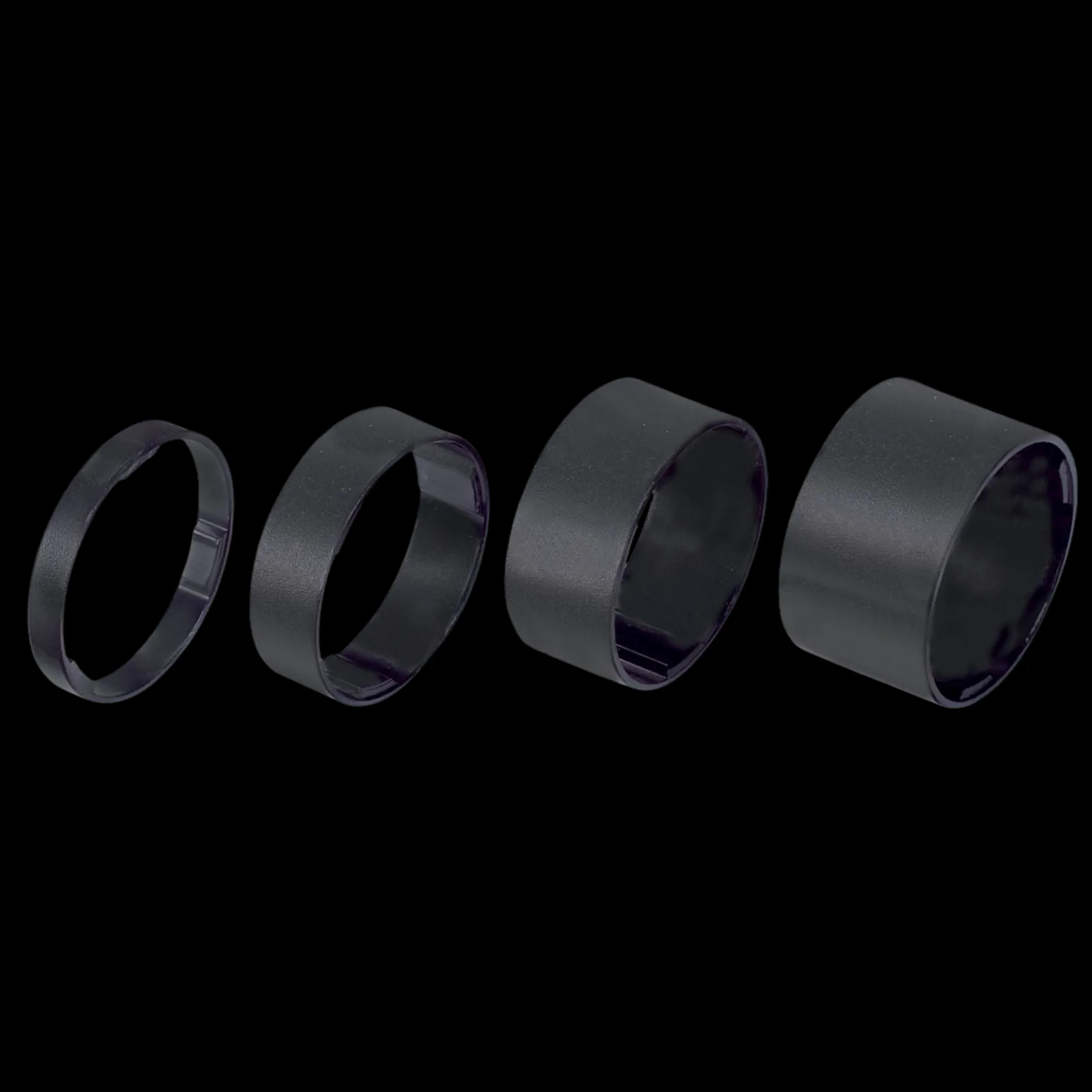 Foringsett BHP-36 sort 1 1/8 x 5/10/15/20mm - Sykkelsete & Sykkelstyre - Foringsett BHP-36 sort 1 1/8 x 5/10/15/20mm