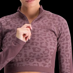 FormKnit Seamless Cropped 1/4 Zip, treningsgenser, dame - Treningsgenser - FormKnit Seamless Cropped 1/4 Zip, treningsgenser, dame