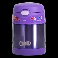 Funtainer Stainless Steel Food Jar With Folding Spoon, 290ml, mattermos - Termos & Flasker - Funtainer Stainless Steel Food Jar With Folding Spoon, 290ml, mattermos