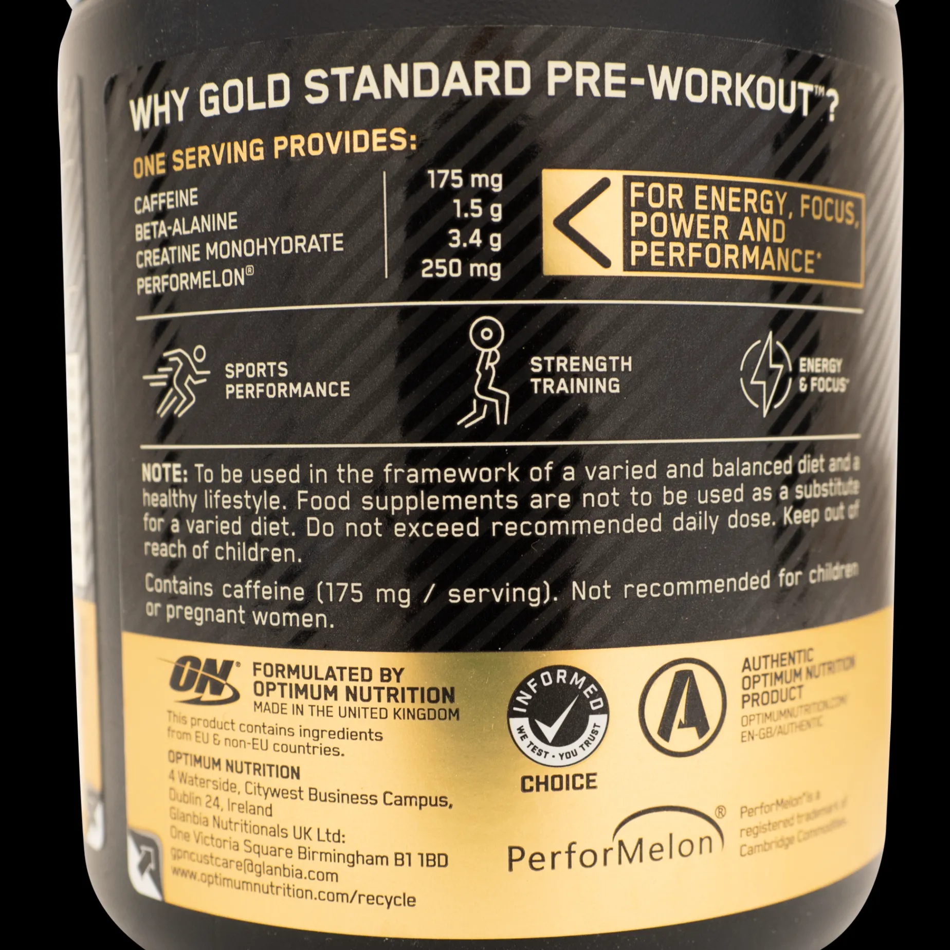 Gold Standard Pre Workout 330 g, pre-workout - Pre-Workout - Gold Standard Pre Workout 330 g, pre-workout