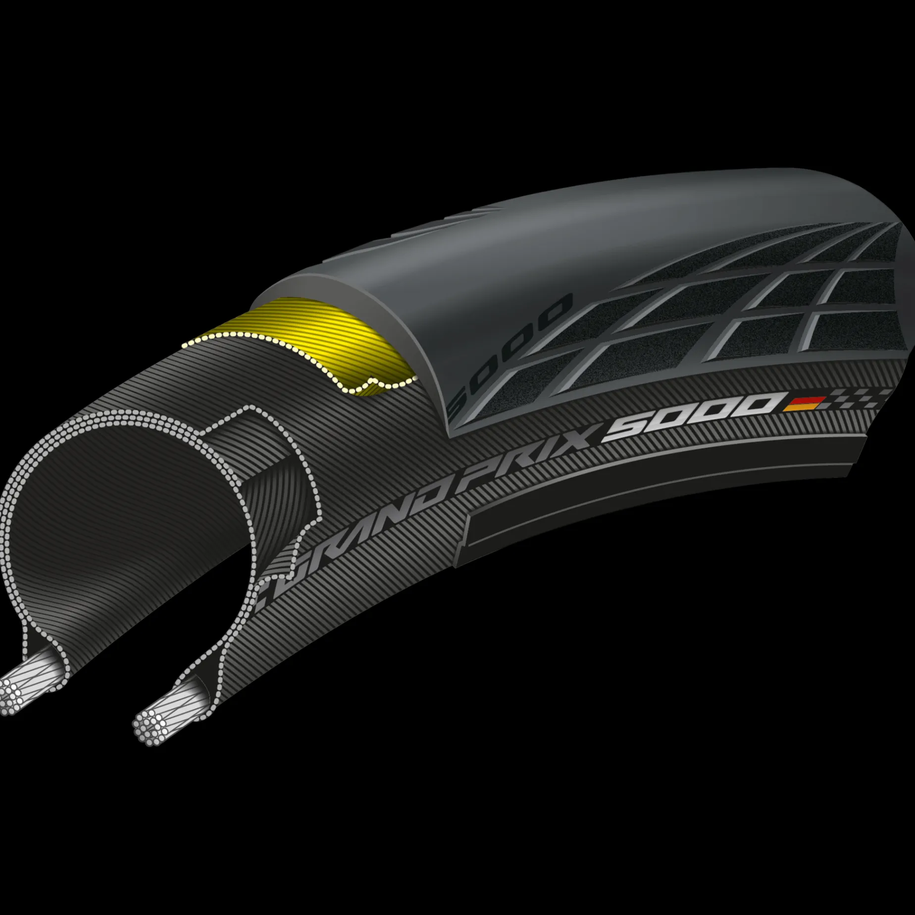 Grand Prix 5000 700 x 28C, landeveisdekk - Sykkeldekk - Grand Prix 5000 700 x 28C, landeveisdekk