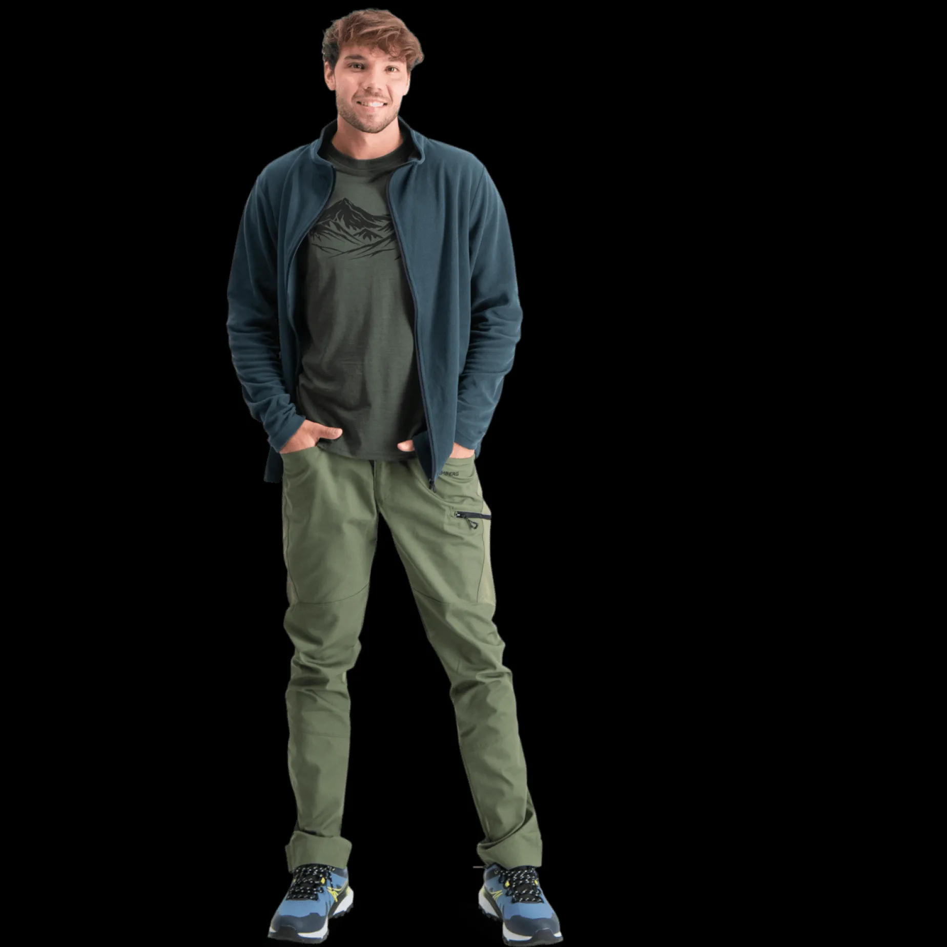 Hesseng Fleece Jacket, fleecejakke, herre - Mellomlagsjakke - Hesseng Fleece Jacket, fleecejakke, herre