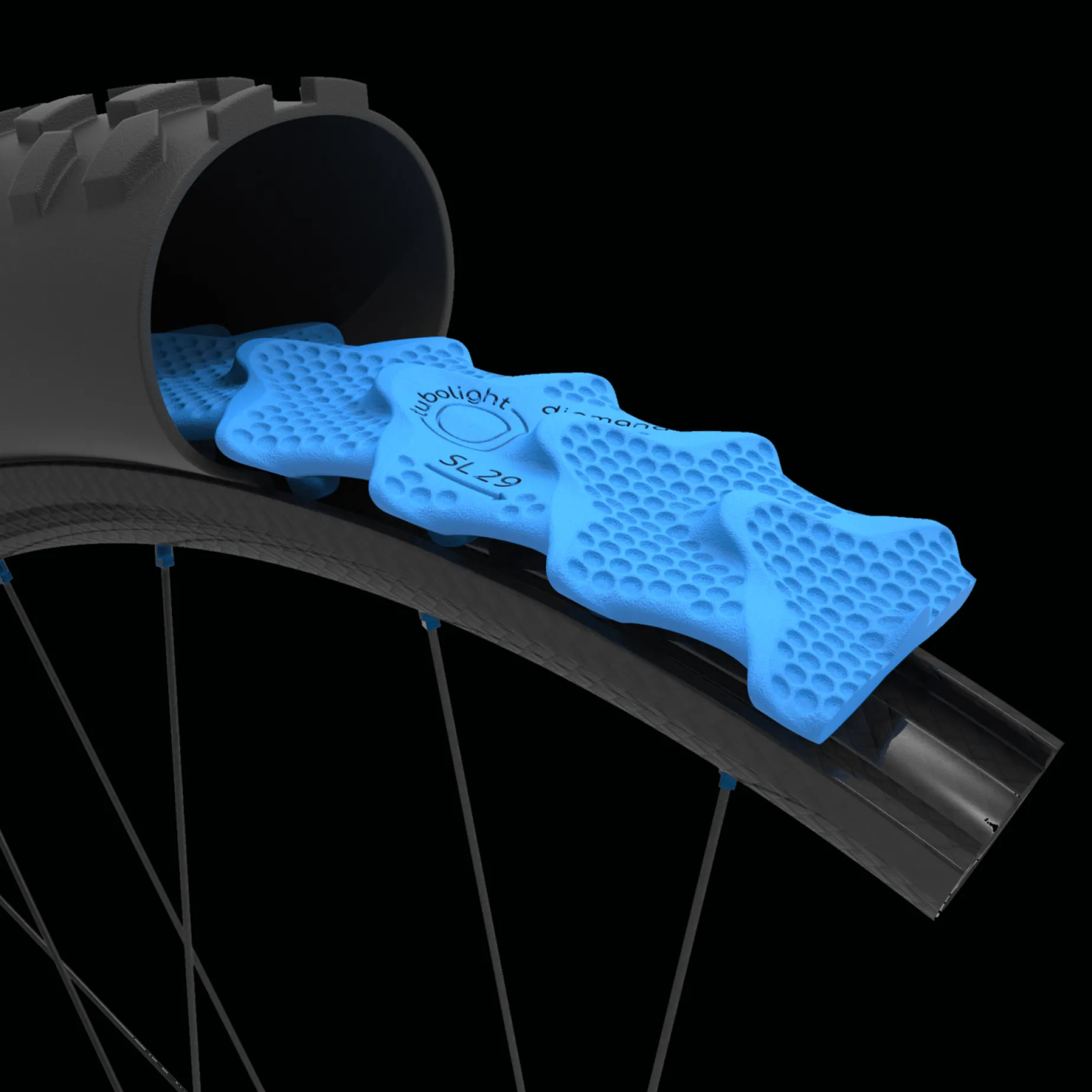 Insert Tubolight Diamana SL 29” 29” 2.0”-2.4” cross, dekkinnlegg - Tilbehør hjul, dekk & slange - Insert Tubolight Diamana SL 29” 29” 2.0”-2.4” cross, dekkinnlegg
