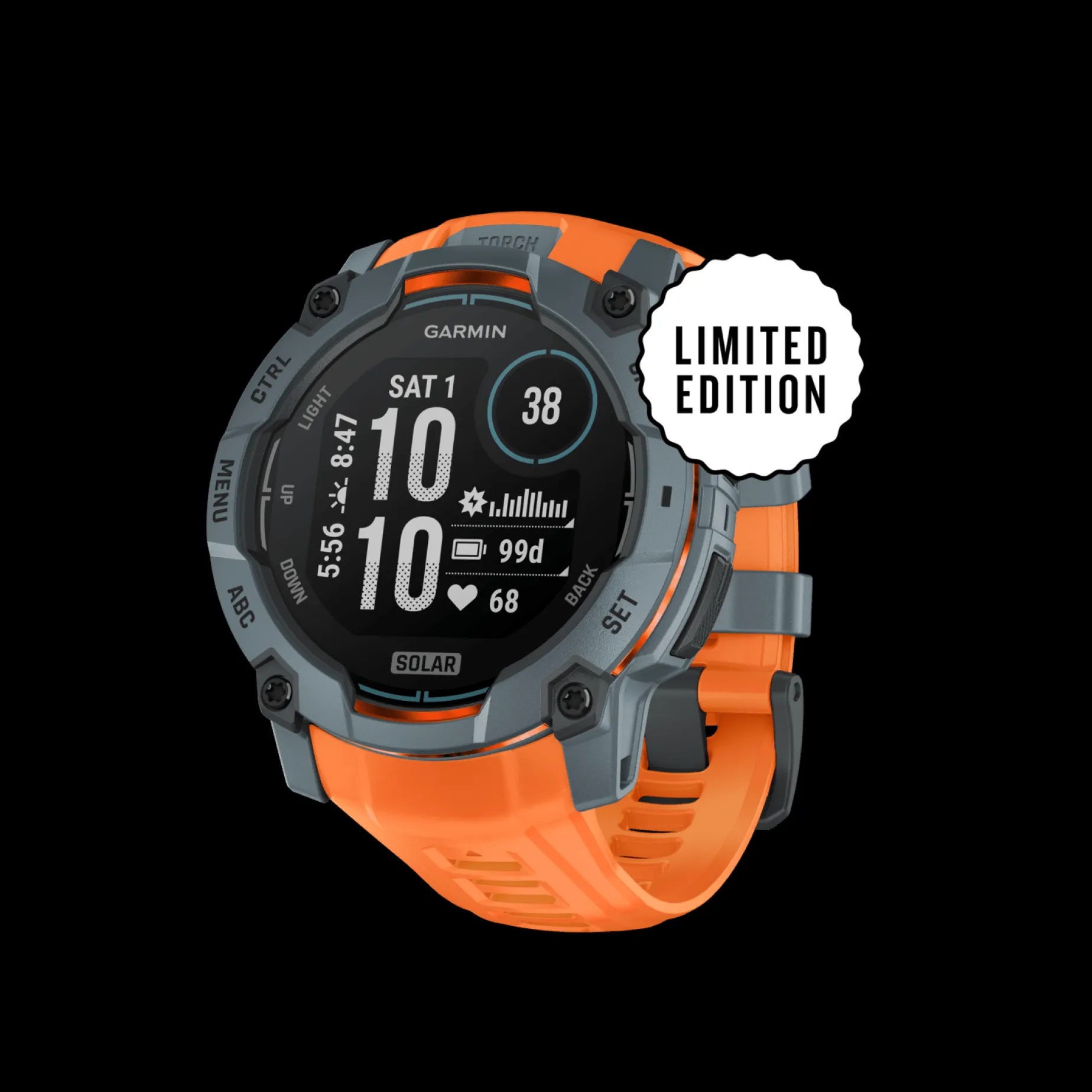 Instinct 3 Solar, 50mm, smartklokke - Pulsklokke - Instinct 3 Solar, 50mm, smartklokke