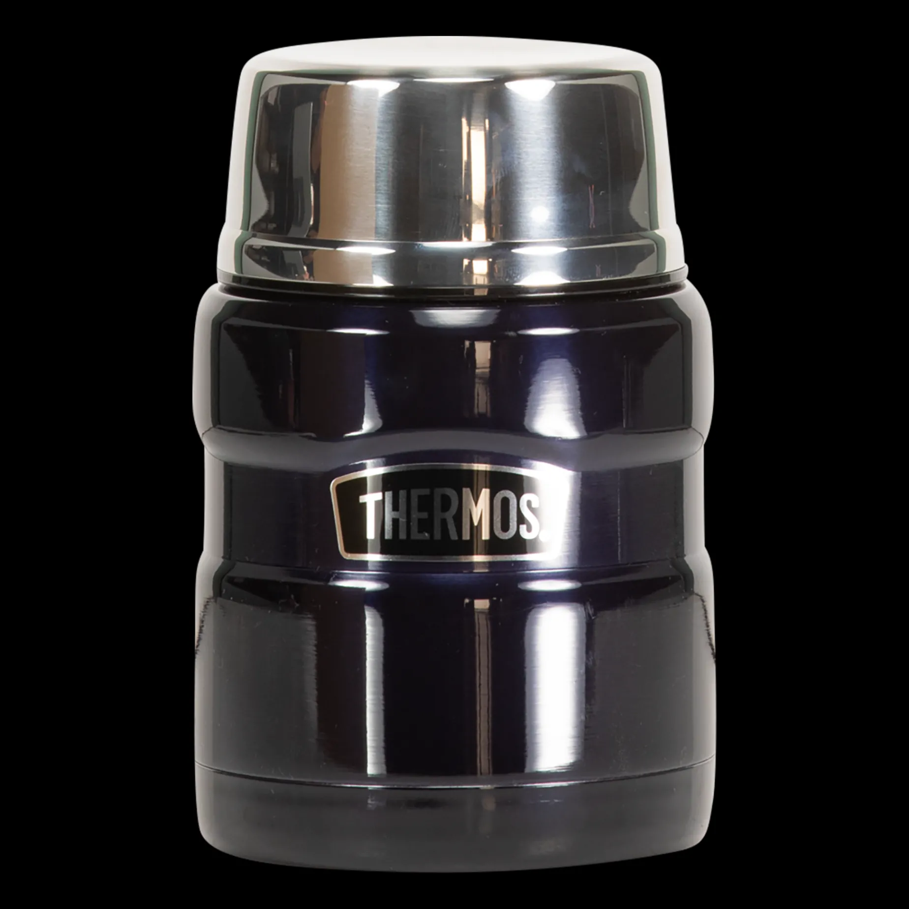 King Stainless Steel Vakuum Food Jar Dark Blue 470 Ml With, mattermos - Termos & Flasker - King Stainless Steel Vakuum Food Jar Dark Blue 470 Ml With, mattermos