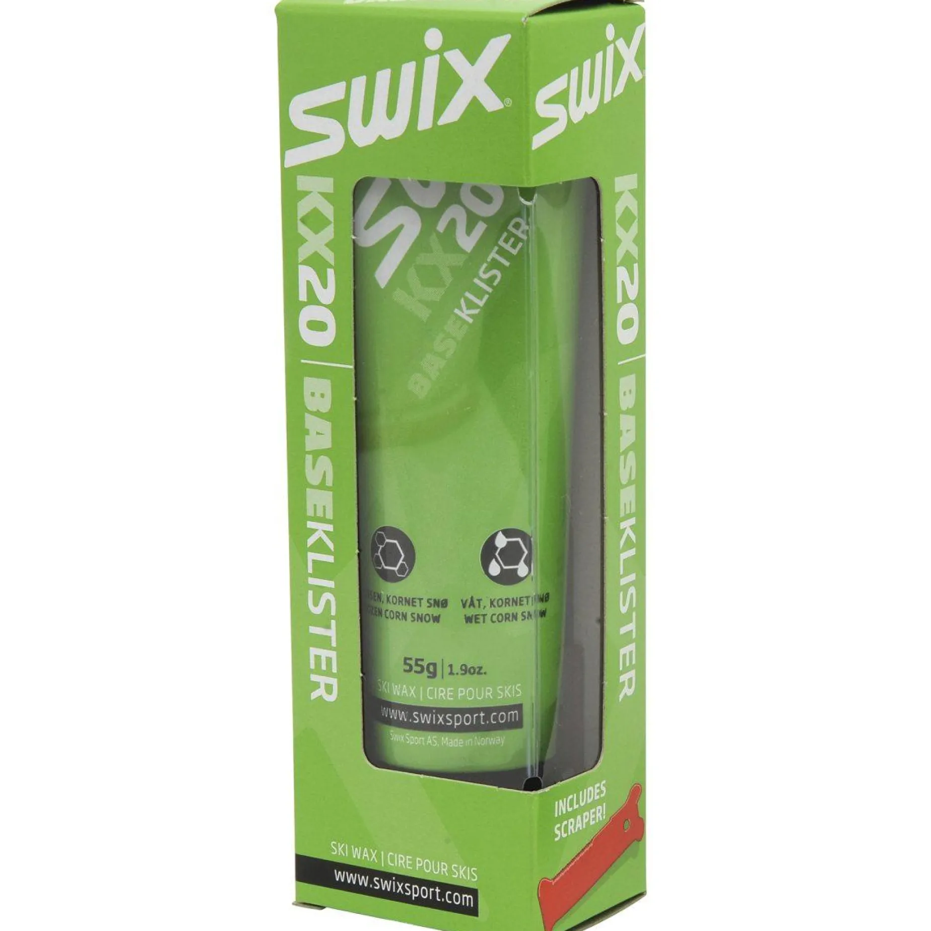 Klister KX20 Green Base Klister 24/25, underlagsklister - Festesmøring - Klister KX20 Green Base Klister 24/25, underlagsklister