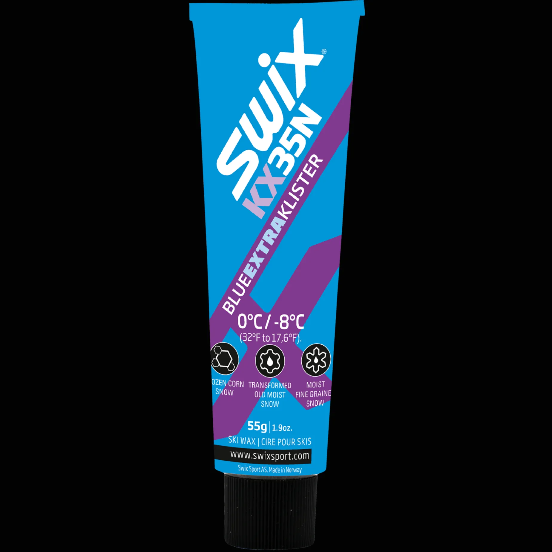 KX35N Blue, 0°C til -8°C 23/24, klister - Festesmøring - KX35N Blue, 0°C til -8°C 23/24, klister