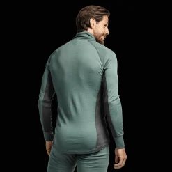 Laajias Merino Wool Polo Zip, ulltrøye, herre - Ullundertøy overdel herre - Laajias Merino Wool Polo Zip, ulltrøye, herre