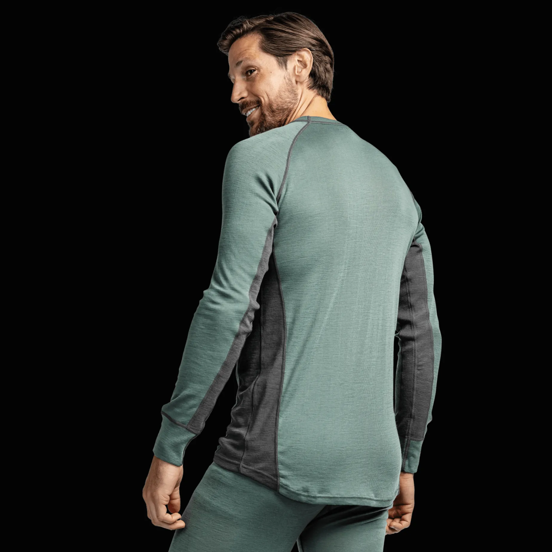 Laajias Merino Wool Roundneck, ulltrøye, herre - Ullundertøy overdel herre - Laajias Merino Wool Roundneck, ulltrøye, herre