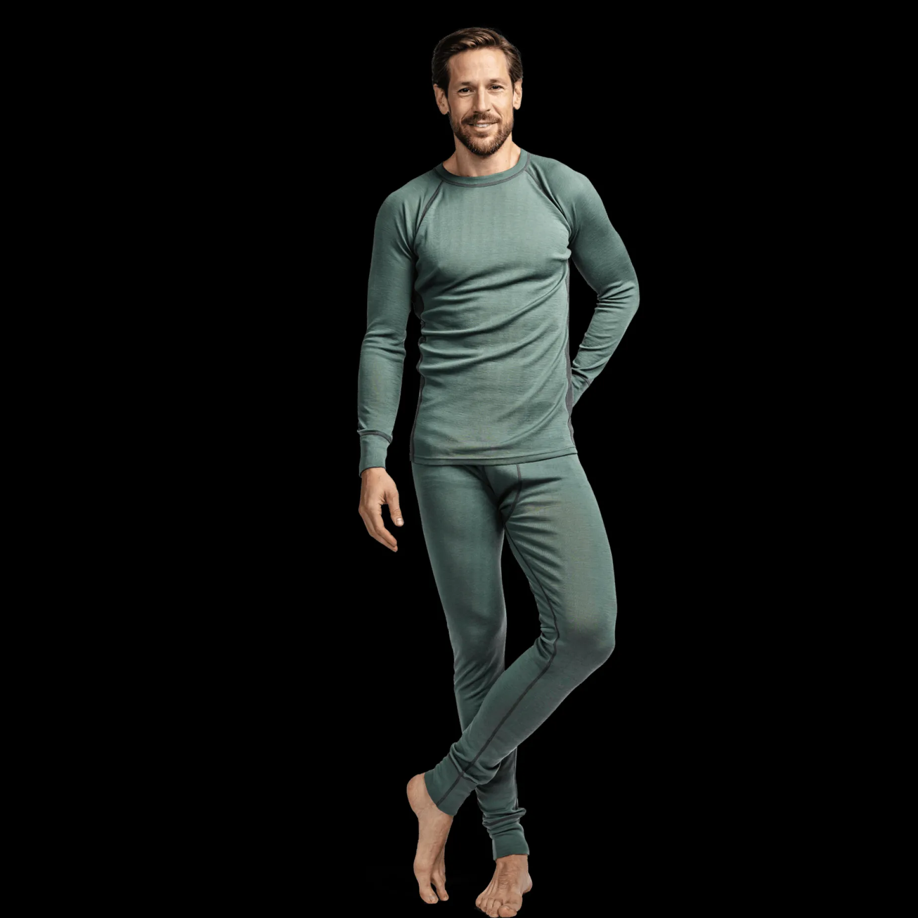 Laajias Merino Wool Roundneck, ulltrøye, herre - Ullundertøy overdel herre - Laajias Merino Wool Roundneck, ulltrøye, herre