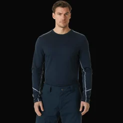 LIFA Merino Midweight Crew, ulltrøye, herre - Ullundertøy overdel herre - LIFA Merino Midweight Crew, ulltrøye, herre