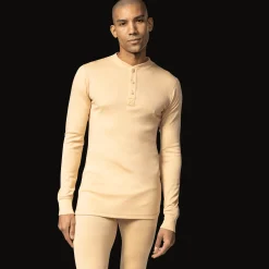 Logan Wool Grandpa Shirt, bestefarstrøye, merinoull - Skjorte - Logan Wool Grandpa Shirt, bestefarstrøye, merinoull