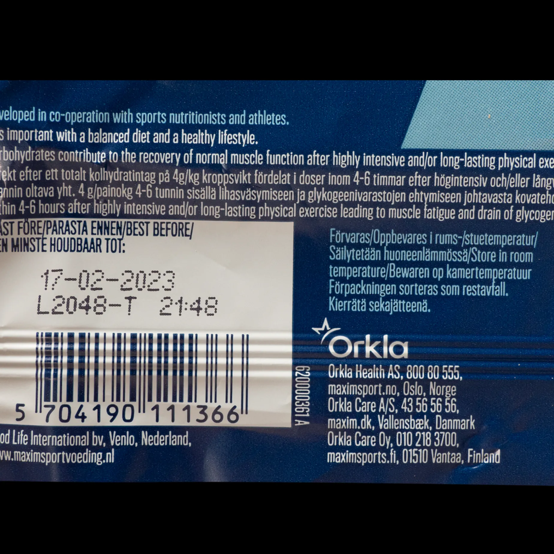 Maxim Energibar 55g - Energibar - Maxim Energibar 55g