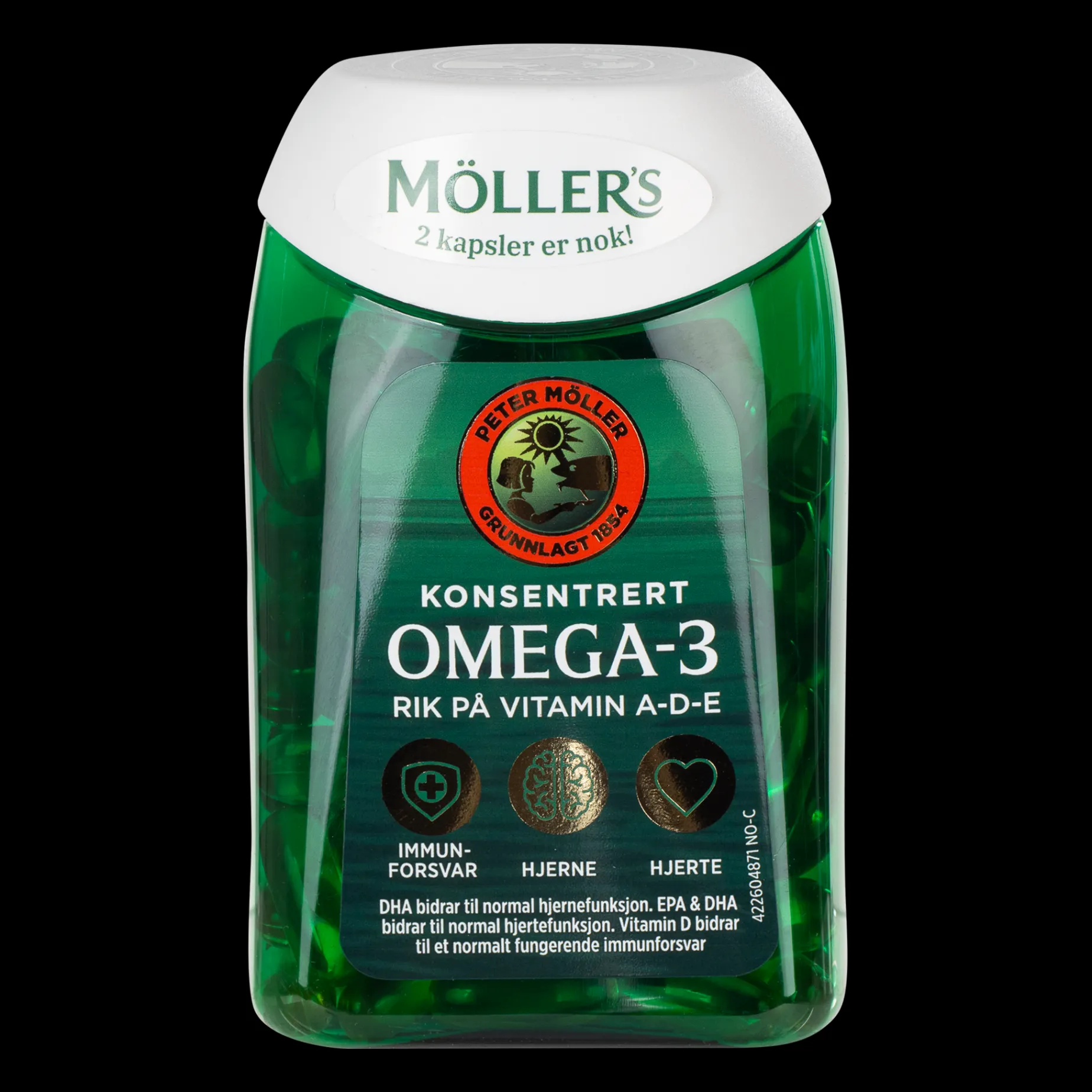 Möllers Den Originale Omega-3 112 Stk, omega 3 kapsler - Kosttilskudd - Möllers Den Originale Omega-3 112 Stk, omega 3 kapsler