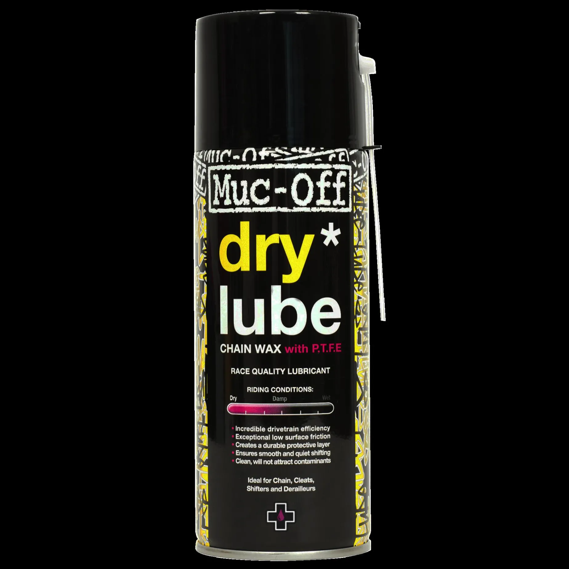 Muc-Off PFTE Dry lube 400ml spray - Smøring - Muc-Off PFTE Dry lube 400ml spray