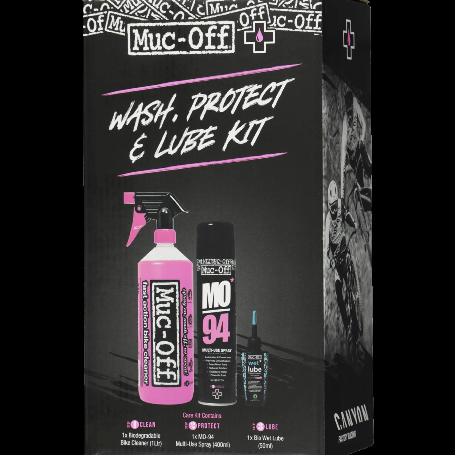Muc-off wash, protect & lube kit - Smøring - Muc-off wash, protect & lube kit
