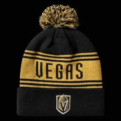 NHL Beanie Cuff W/Pom - 24/25, lue, unisex - NHL Drakter & Tilbehør - NHL Beanie Cuff W/Pom - 24/25, lue, unisex