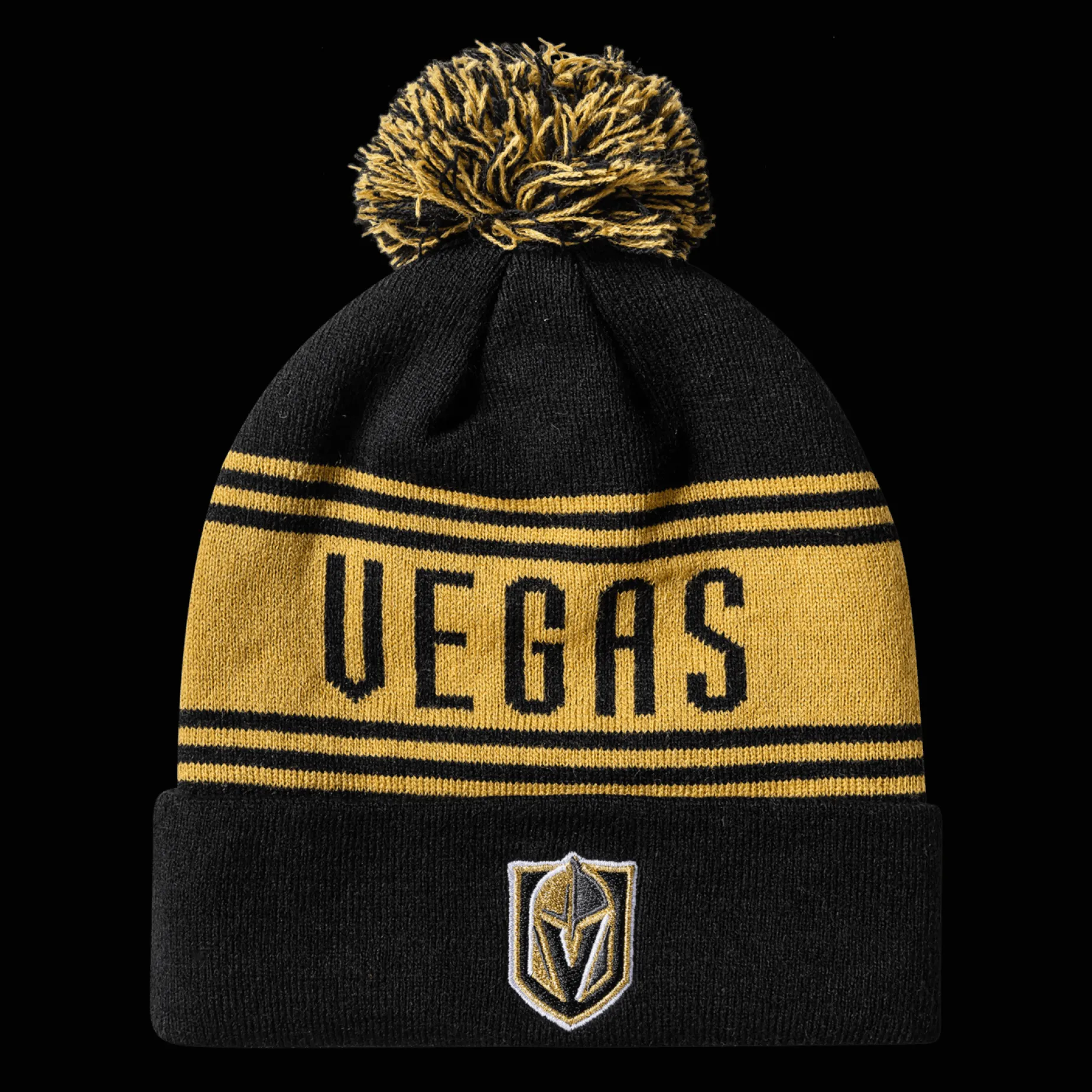 NHL Beanie Cuff W/Pom - 24/25, lue, unisex - NHL Drakter & Tilbehør - NHL Beanie Cuff W/Pom - 24/25, lue, unisex